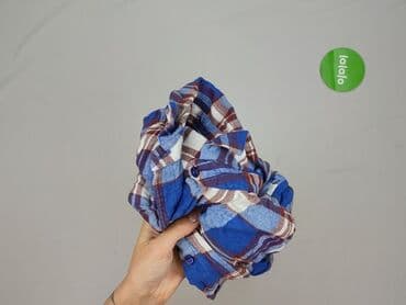 koszula w bialo niebieska krate damska: Peacocks, Women`s shirt, size M — 7