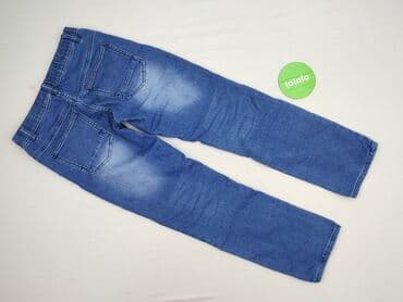 biale spodnie chłopięce: Jeans, Y.F.K., 11 years, 146, condition - Perfect — 3