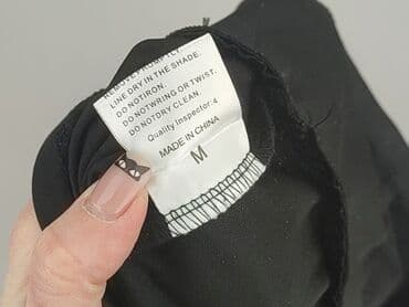 paski do sukienek ozdobne: Spodnie materiałowe damskie, rozmiar M — 4