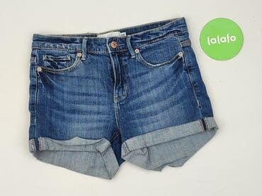 hm krótkie spodenki dzins low waist: H&M, Szorty damskie, rozmiar M — 2