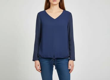 bawełniana bluzka z gumką na dole: Tchibo, Bluzka damska, rozmiar M — 7