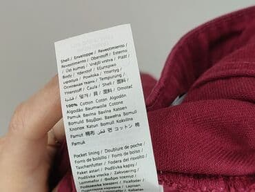 jeansy bordowe damskie: NA-KD, Jeansy damskie, rozmiar L — 5