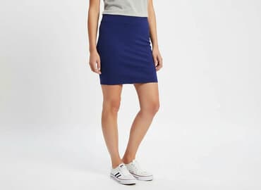 spodenko spódniczka jeans: Spódnica damska, rozmiar S — 6