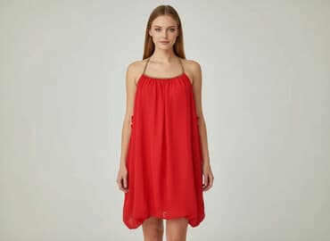 długa sukienki czerwona na wesele: Sukienka damska, rozmiar S — 6