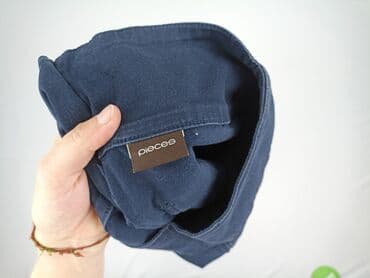 legginsy damskie niebieskie: Pieces, Legginsy Eleganckie damskie, rozmiar S — 4