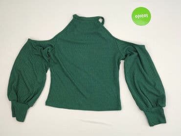 szmaragdowy sweter: Sweter damski, rozmiar S — 3