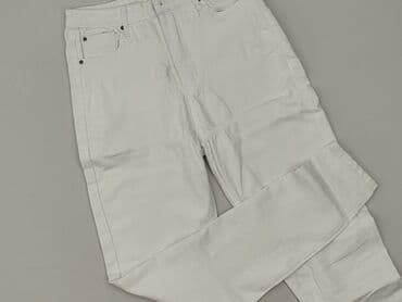 białe spodnie hello kitty: Jeansy damskie, rozmiar S — 2