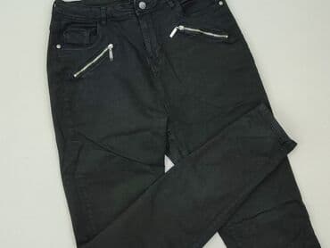 czarne skinny jeans: Jeansy damskie, rozmiar M — 1