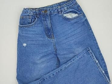 spodnie prosto jeans: Spodnie jeansowe, Destination, 13 lat, 158, stan - Bardzo dobry — 1