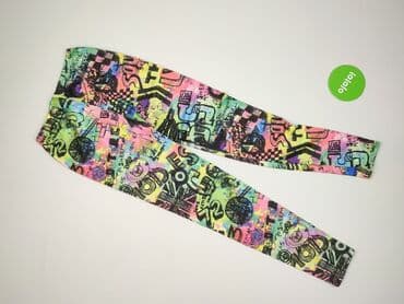 teczowe rajstopy: Legginsy Sportowe damskie, rozmiar S — 4