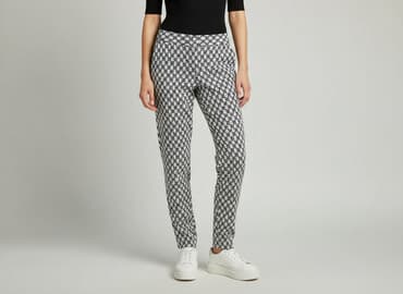 spodnie materiałowe z wysokim stanem: Wearhouse, Spodnie materiałowe damskie, rozmiar M — 6