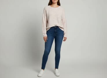 bluzki sweterkowe duze rozmiary: Janina, Sweter damski, rozmiar 2XL — 8