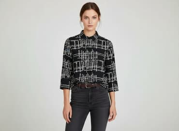 koszula z krótkim rękawem damska: Сорочка жіноча, розмір S — 1