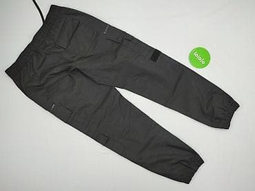 kosz: Męskie spodnie cargo Bershka - Kolor: czarny - Krój: jogger/cargo — 3