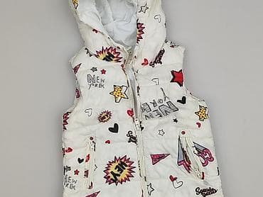 sweter w paski z serduszkiem: Kamizelka, Zara, 4-5 lat, 104-110 cm, stan - Bardzo dobry — 1