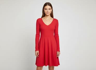 hm czerwona sukienki: H&M, Sukienka damska, rozmiar M — 1