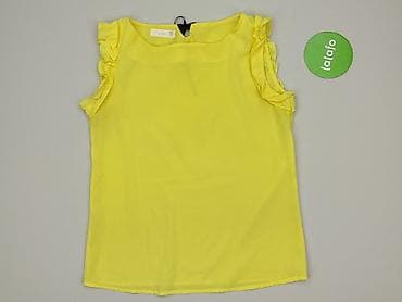 bialy satynowy top: Bluzka damska, rozmiar M — 2