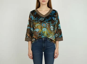 bluzka w kwiaty new yorker: Bluzka damska, rozmiar M — 7