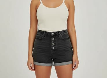 fb sister jeans mom fit: FB Sister, Szorty damskie, rozmiar XL — 7