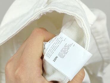 białe jeansy szerokie: Jeansy damskie, rozmiar S — 5