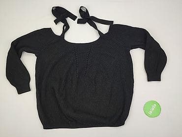 czarny golf: Sweter damski, rozmiar 4XL — 3