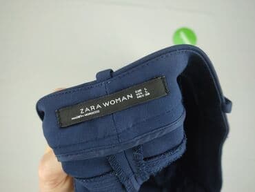 zara czerwone spodnie: Zara, Spodnie materiałowe damskie, rozmiar L — 4