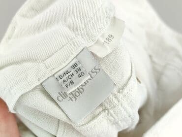 białe spodnie ciążowe: Spodnie materiałowe damskie, rozmiar M — 4