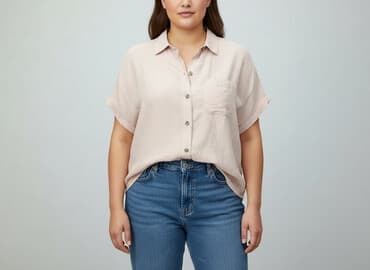 chińska koszula: H&M L.O.G.G., Koszula damska, rozmiar 3XL — 1