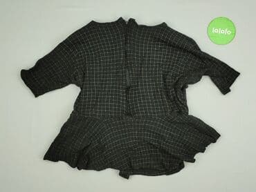 bluzka z baskinką biała: Women's blouse, size M — 4