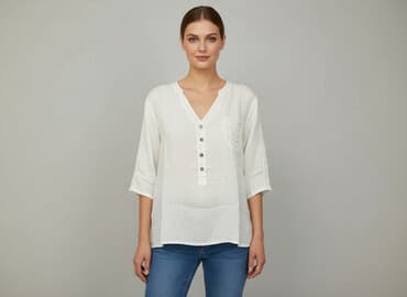 koszula puro lino: Bluzka damska, rozmiar L — 6
