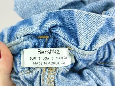 krótkie spodenki paper bag: Bershka, Szorty damskie, rozmiar S — 4