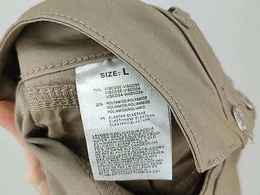 botki pull and bear: Material trousers for women, size L — 6