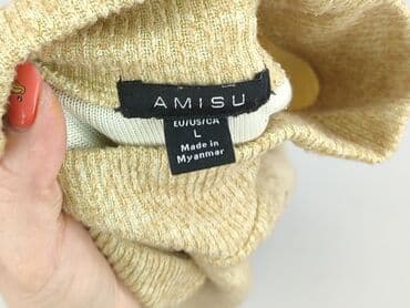 czy sweter z poliestru jest dobry: Amisu, Sweter damski, rozmiar L — 4