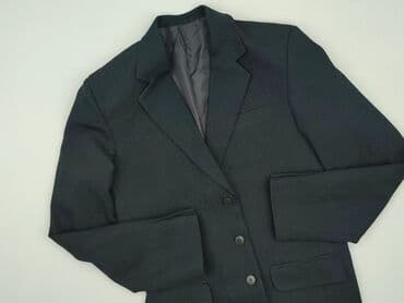 Marynarka męska, grafitowa - Krój klasyczny z klapami w szpic - at lalafo.pl Marynarka męska, grafitowa - Krój klasyczny z klapami w szpic -