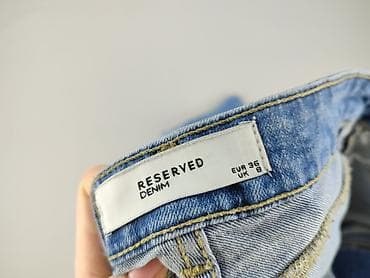 dżinsy stretch: Denim, Jeansy damskie, rozmiar S — 4