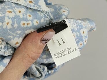 niebieska spódnice plisowane: Shein, Spódnica damska, M — 5