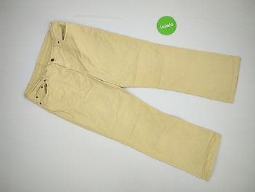 jean pascal jacket: Męskie spodnie bawełniane w kolorze jasnego beżu (kremowe). - Krój — 2