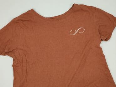 bluzki basic z dekoltem v: House, T-shirt damski, rozmiar L — 1