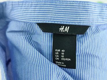 niebieska bluza hm: H&M, Koszula damska, rozmiar L — 4