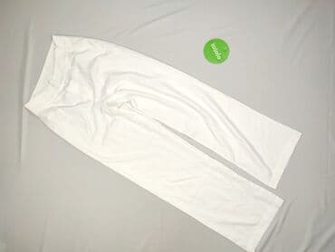 biale szerokie jeansy: Bik Bok, Spodnie materiałowe damskie, rozmiar S — 2