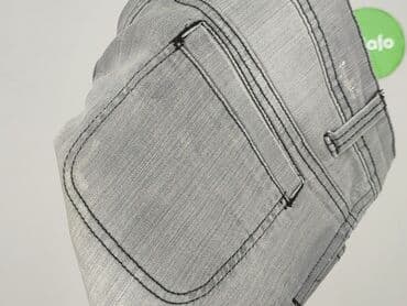 jeansy plus size wysoki stan: Denim, Szorty damskie, M — 4