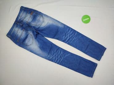 przecierane spodnie: House of Denim, Jeansy dla mężczyzn, M — 3