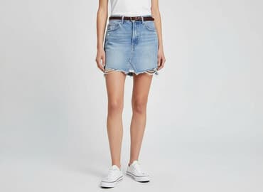 spódnice jeansowe mini zara: Zara, Spódnica damska, rozmiar XS — 6