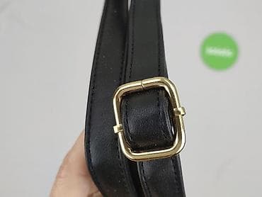 sklep monki: Czarny pasek/ramiączko do torebki – regulowane - Materiał: skóra — 4