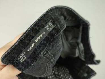 legginsy czarne woskowane: Zara, Jeansy damskie, rozmiar XS — 4