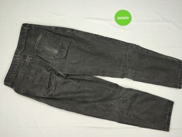 dżinsy z wysokim stanem czarne: Jeansy damskie, rozmiar M — 4