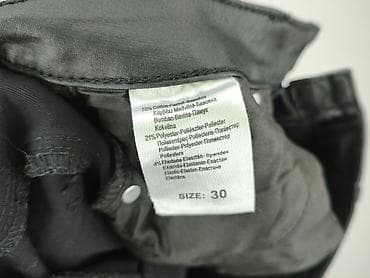 czarne jeansy bootcut: M.Sara, Jeansy damskie, rozmiar M — 5