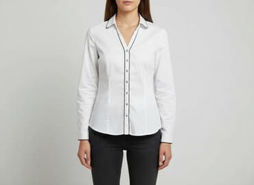 orsay, koszula damska, rozmiar s stan: używany rozmiar: s kolor: biały wady: wymaga czyszczenia dodatkowe informacje: należy pamiętać, że pomiary są wykonywane przez program, błąd może wynosić do 2 cm sposób dopasowa: Orsay, Women`s shirt, size M — 1