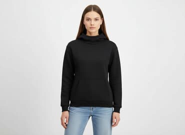 bluzy ze śmiesznym napisem: Shein, Bluza z kapturem damska, rozmiar S — 1