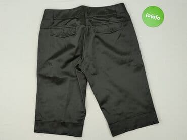 czerwone spodnie z lampasami: Spodnie 3/4 damskie, L — 3